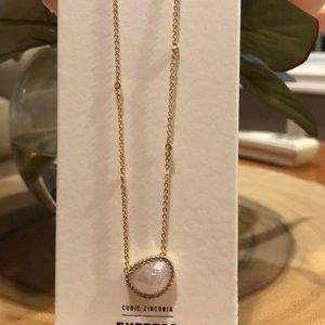 New. Express adjustable gold colored necklace. NEW